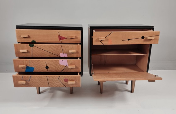 Image 1 of Comodini, anni '70, set di 2