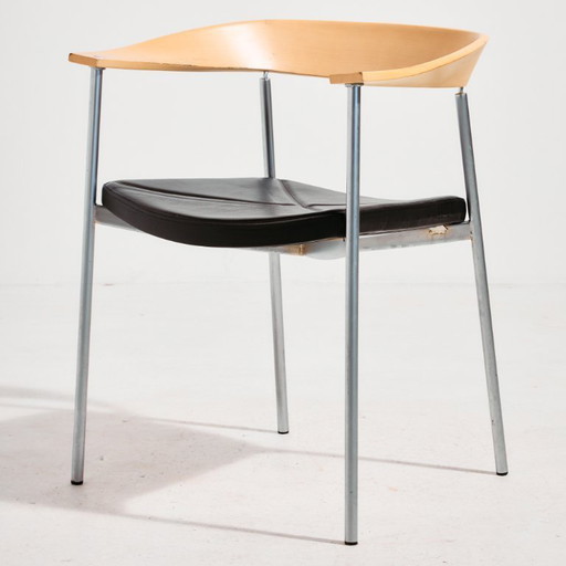 Poltrona MK11490 Stuk di Johannes Foersom e Peter Hiort-Lorenzen per Paustian