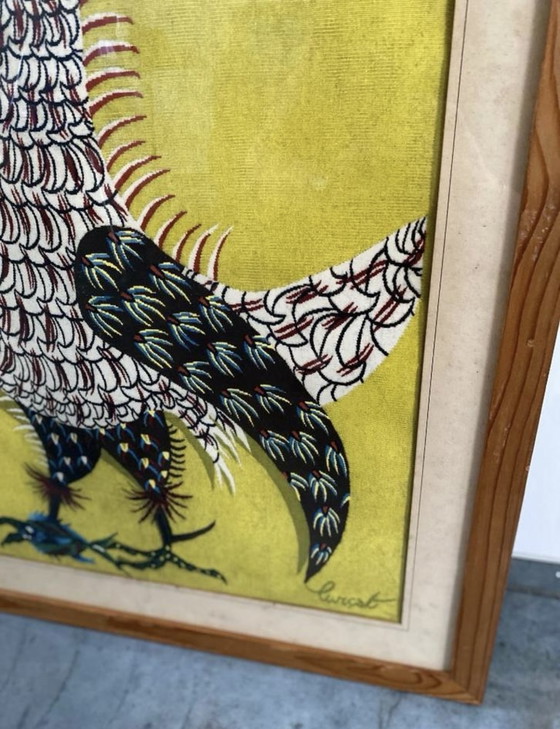 Image 1 of Vintage Jean Lurcat Le Coq Pecheur, Art Print, Offset Litho