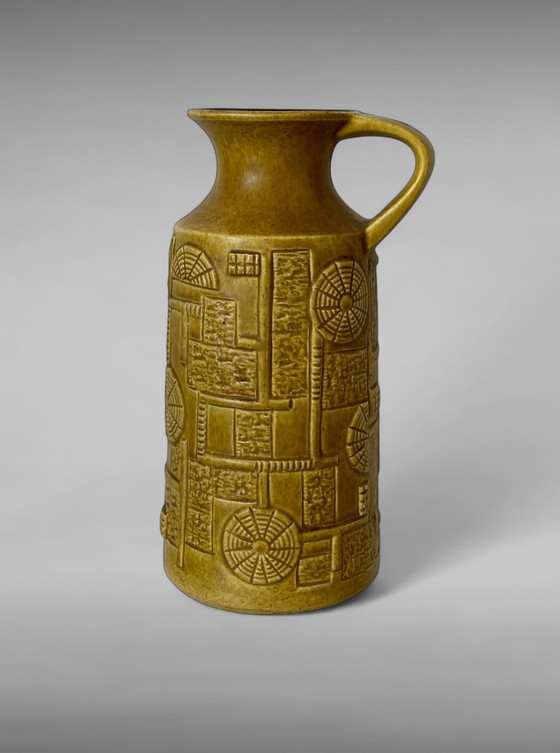 Image 1 of Bay Bodomans Vase 256-25 Mid - Century West Germany Design Pottery