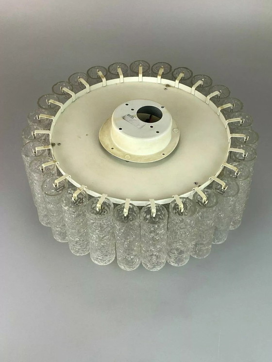 Image 1 of XL 60s 70s Kroonluchter Doria Messing Glas Space Age Design 60s