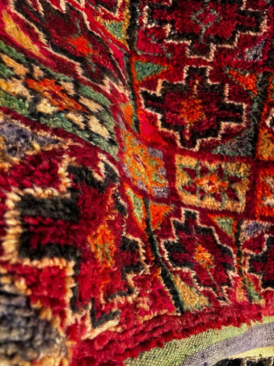 Image 1 of Vintage Moroccan Boujad Rug 200 x 340 cm – Handwoven Wool Berber Area Rug from the 1970s