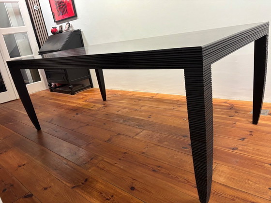 Image 1 of John Hutton Design Dining Table - Solid Wood X Detail