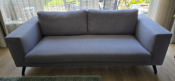 Image 1 of Divano moderno a 3 posti Zizeau grigio (Nika grigio 65)