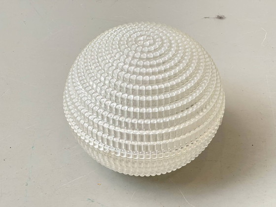 Image 1 of Rara lampada a sospensione con decorazioni a rilievo a bolle, anni '70.