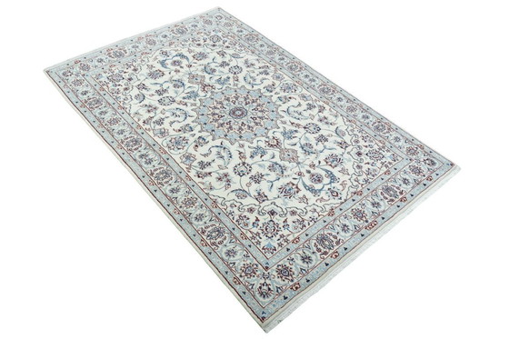 Image 1 of Perzisch tapijt Nain 9 La met zijde - 204 x 137 cm