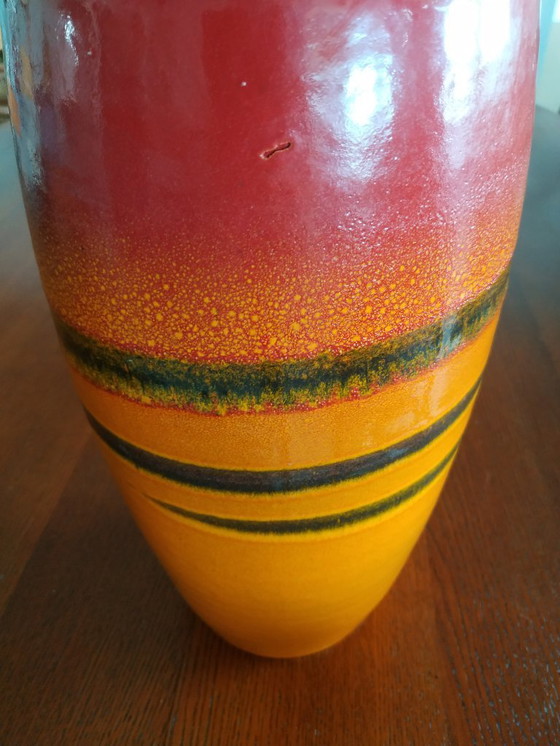 Image 1 of Vintage Tall Ceramic Flower Vase