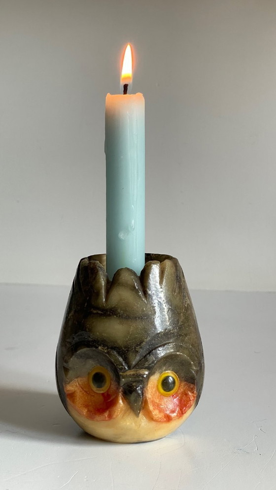 Image 1 of Bougeoir Pierre d'Albâtre Italy Vintage