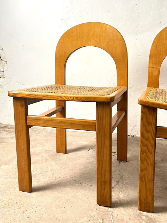 Image 1 of Set of four Arcadia cane chairs by Tagliabue di Cascina Armata, 1970-80