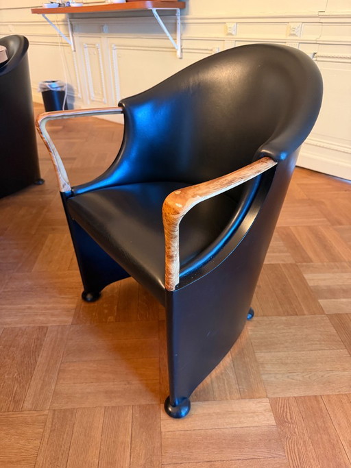 Conference Chairs / Armchairs Luigi Origlia – fauteuils, Leather (photo 2 of 5)