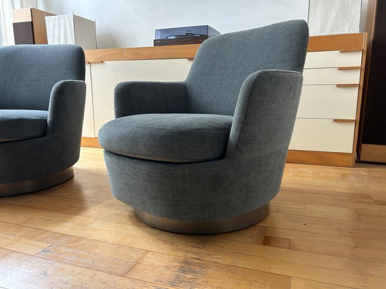 Image 1 of Minotti draaifauteuil set