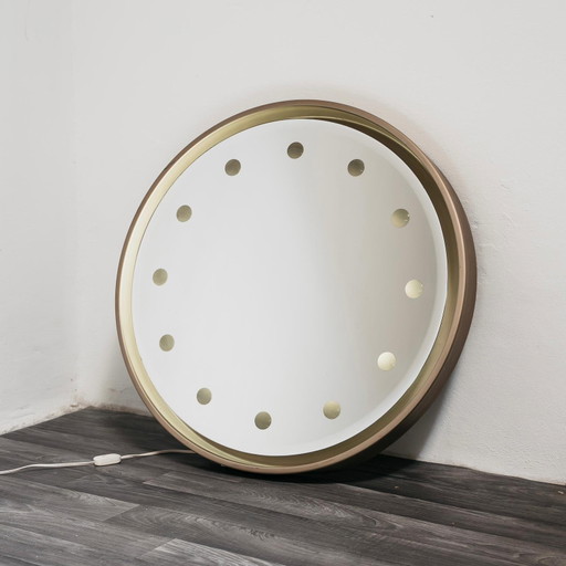Rimadesio Hollywood Regency Backlit Mirror 1970s Modern Design