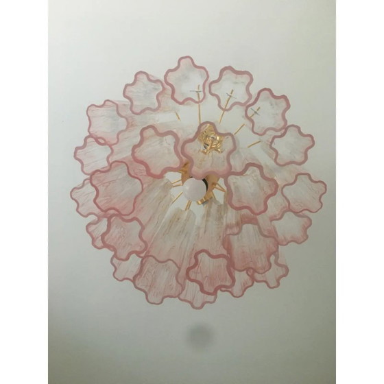 Image 1 of Murano Style Glass Trunks Venini Style Chandelier