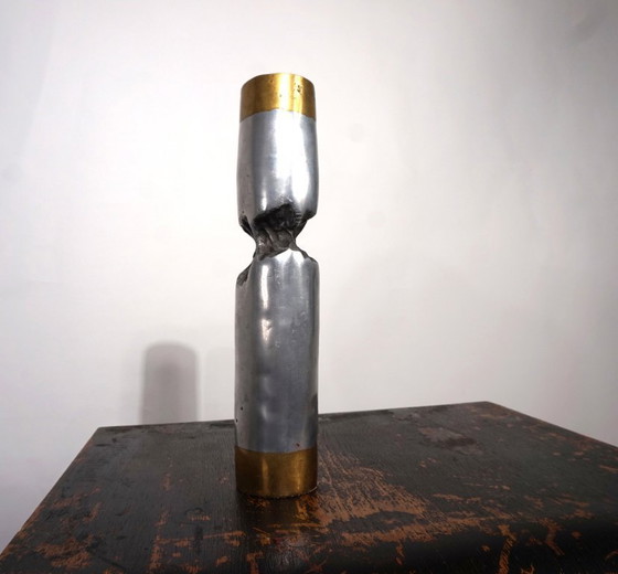 Image 1 of Scultura brutalista di Marshall Disenos, portacandele di David Marshall, 1980