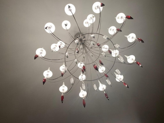 Image 1 of Lustre Plume Maison Baccarat 12 lumières en Crystal