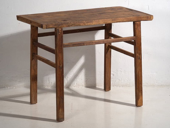Antique desk console table (c.1920) #30 (photo 18 of 21)