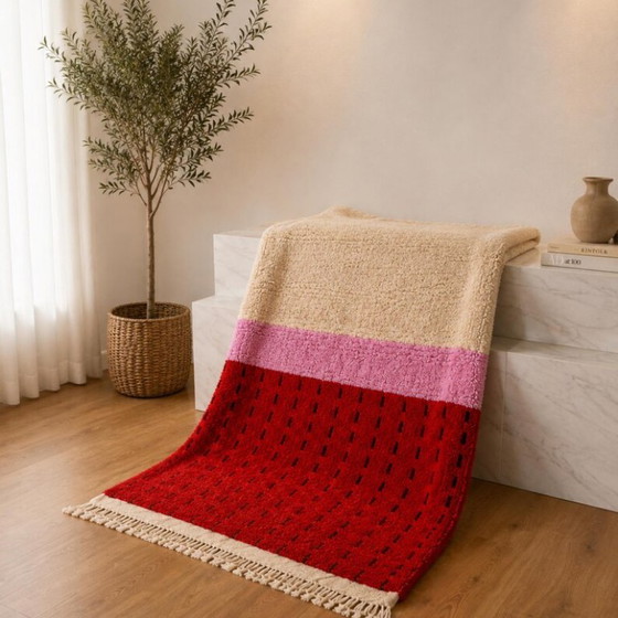 Luxe handgemaakt Marokkaans tapijt – Authentiek Atlas-vakmanschap 250cmx150cm – Vloerkleden en tapijten (photo 4 of 7)