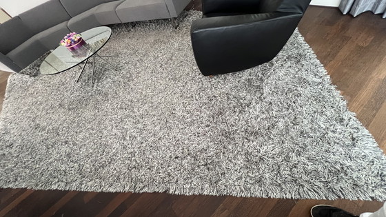 Image 1 of Label Longa Fauteuil zwart leren stoel Gerard van den Berg