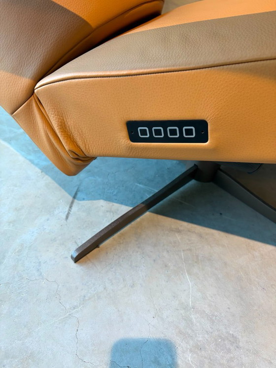 Jori Yoga Multi-move Electric Poltrone relax, Pelle, Metallo, Marrone (foto 4 di 5)