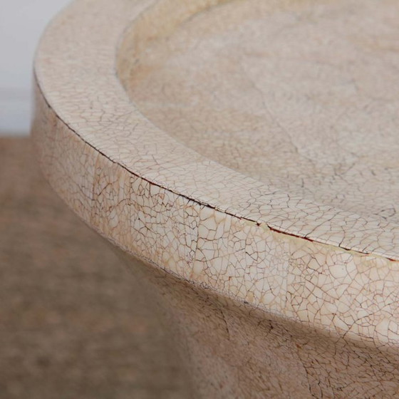 Image 1 of Eggshell side table, late 20th century work