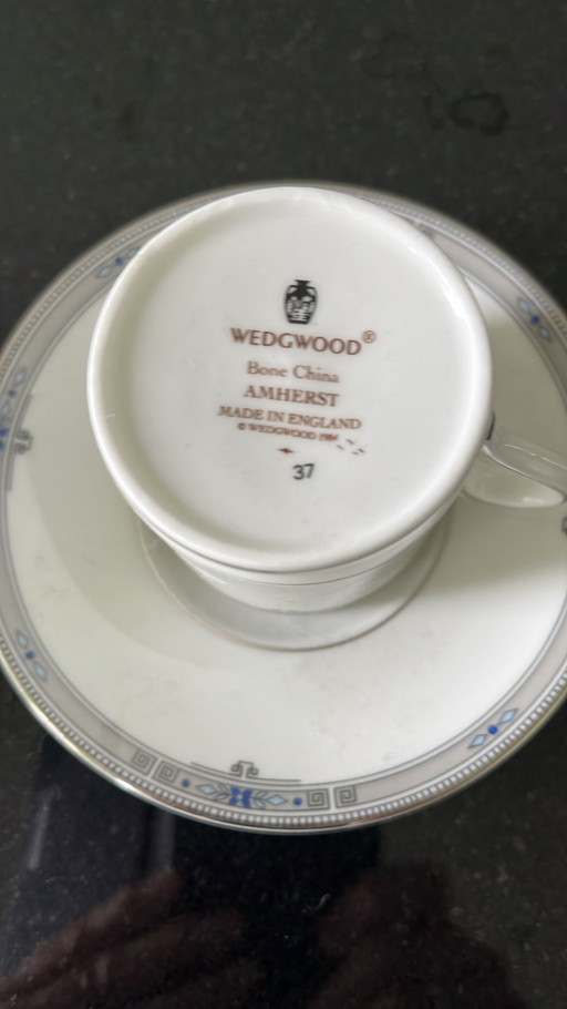 Wedgwood cup and saucers 2 pieces