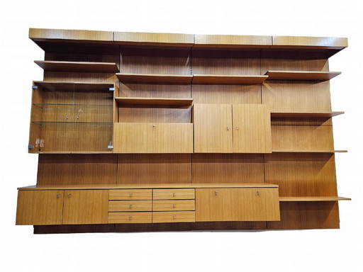 Modulares Teakholz Butler Modell Wandregal, Deutschland, 1970er