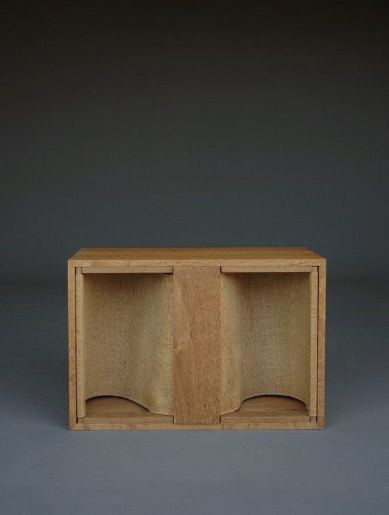 Image 1 of Porte-revues Vintage de l'École Bossche en Chêne, 1970s
