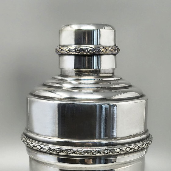 Image 1 of 1930s Art Deco Cocktail Shaker by MB. Made in Italy