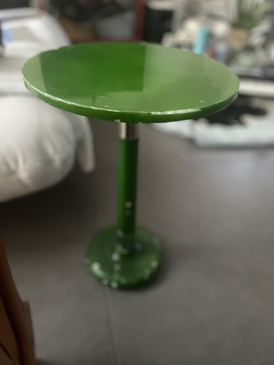 Image 1 of Tavolino verde vintage