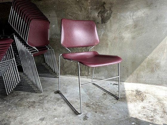 Image 1 of Set van 4 Matrix stoelen – Thomas Tolleson voor Krueger – 70s