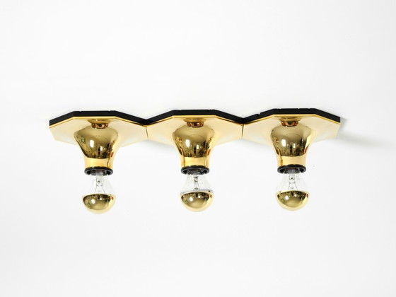 Image 1 of Conjunto de tres preciosas lámparas de pared o techo de los años 70 diseñadas por Motoko Ishii para Staff Leuchten.