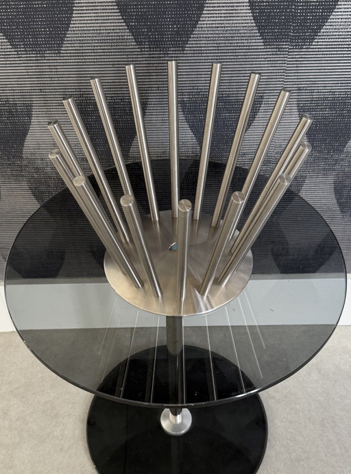 ZACK "Stiletto" Stainless Steel Designer Fruit Basket/Bow – tafelaccessoires, Aluminium