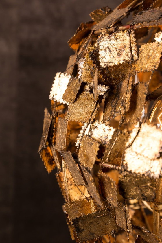 Image 1 of Gouden Hanglamp Rond