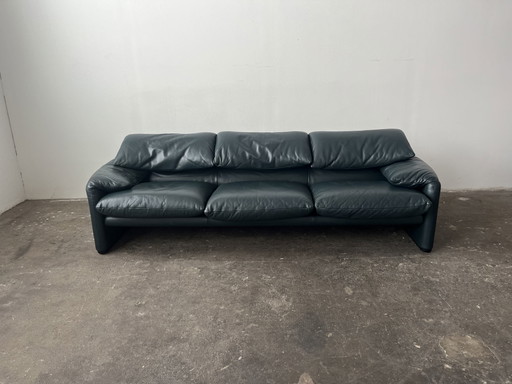 Cassina Maralunga Designer Ledersofa