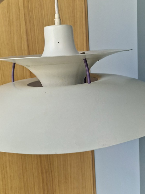 Mooie Vintage Witte Louis Poulsen PH 5 Hanglamp – Hanglampen, Metal (photo 7 of 10)