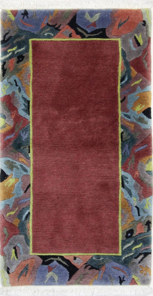 Modern design Nepal vloerkleed 140 x 74 cm