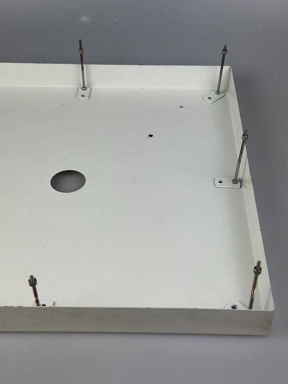 Image 1 of Lampadario da soffitto anni '60-'70 di Doria Leuchten Germania Vetro ghiaccio