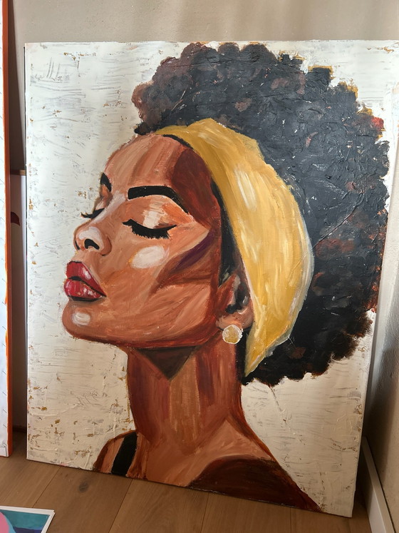 Paz interior, Fabienne van Acquoy, Pinturas y dibujos, Lienzo, Negro (foto 4 de 5)