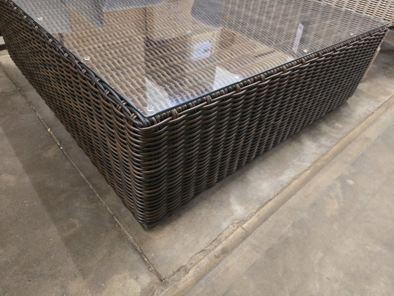 Image 1 of Garden Wicker Coffee table lounge 105x105x35H