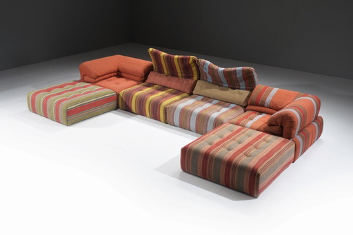 Rare modular Voyage Immobile ‘Carpe Diem’ sofa by Studio Roche Bobois France