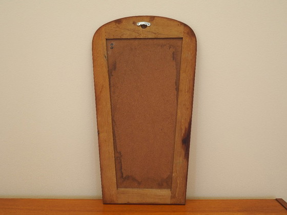 Image 1 of Specchio con cornice in legno, design danese, anni '80, prodotto in Danimarca