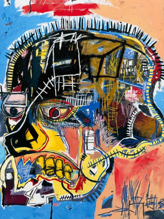 Image 1 of Jean Michel Basquist (1960-1988), Sin título (Calavera), 1981, Derechos de autor de Jean Michel Basquiat, Licencia de Artestar