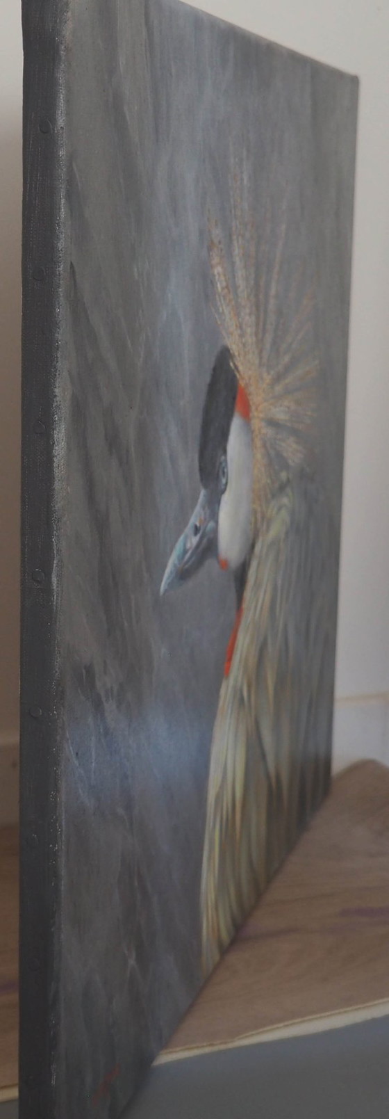 Image 1 of Kronenkranich Öl auf Leinwand