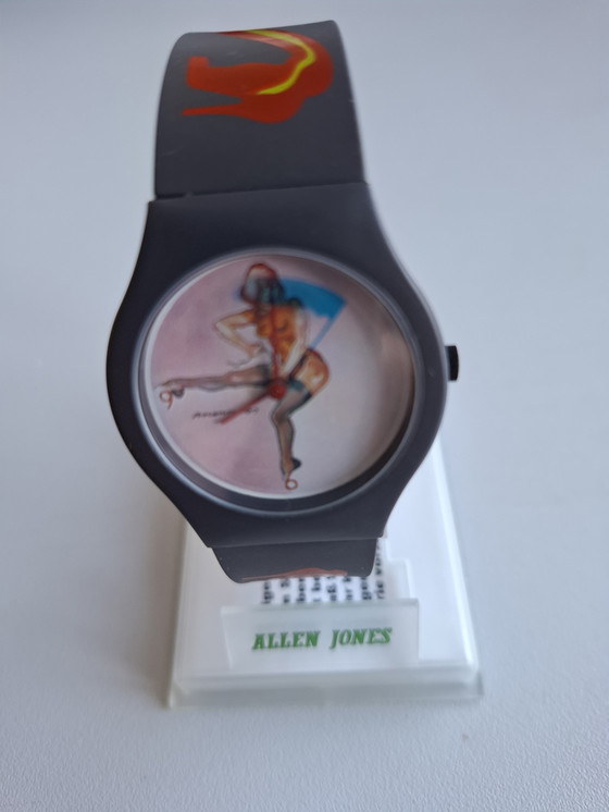 Image 1 of Allen Jones artist clock "Time To Play"