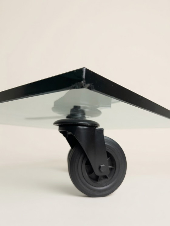 Image 1 of Gae Aulenti Fontana Arte “Tavolo Con Ruote”