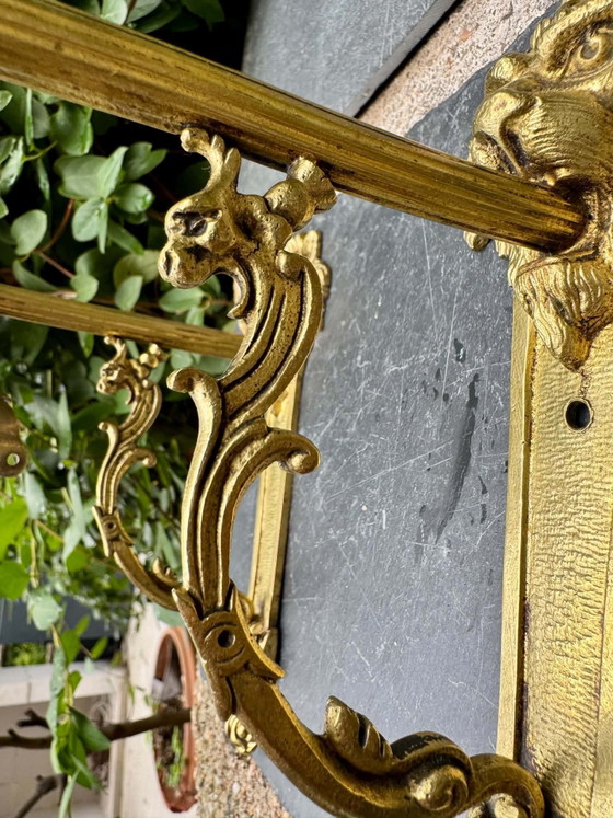 Par de apliques de pared barrocos con león – Objetos decorativos, Latón (photo 5 of 8)