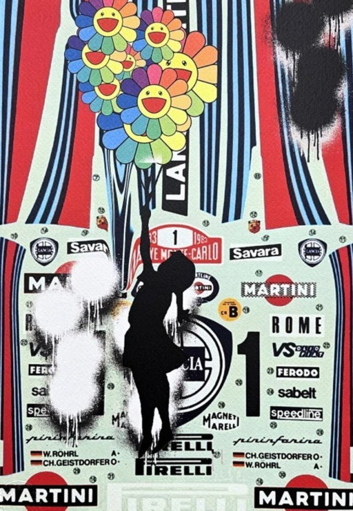 Death Nyc - Ragazza con palloncino di Murakami e Martini - Edizione limitata con certificato