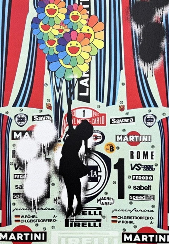 Image 1 of Death Nyc - Ragazza con palloncino di Murakami e Martini - Edizione limitata con certificato