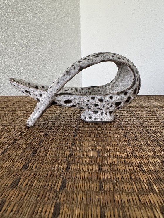 Image 1 of Keramisch sieradenbakje van Vallauris Bessone uit de jaren 60.