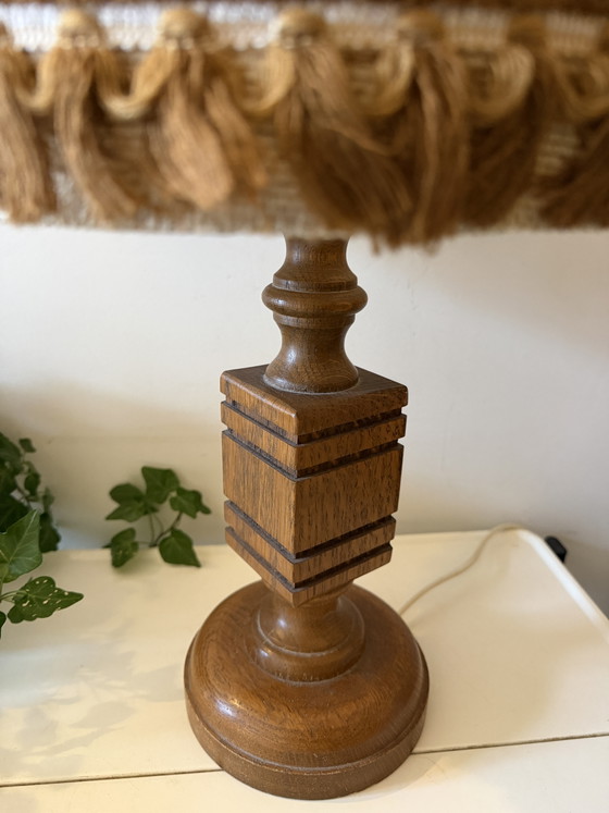 70s Lamp – Table lamps, Wood, Textile (photo 3 of 6)